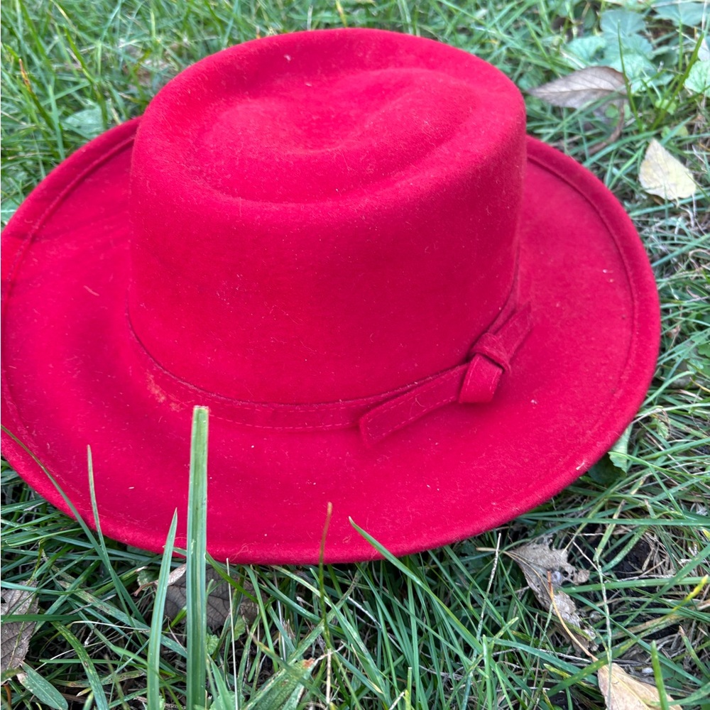Elegant Red Women's Hat